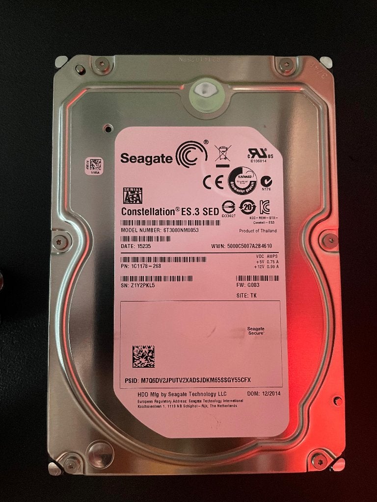Gebruikte Seagate 3TB HDD, Intern, Gebruikt, Server, Ophalen of Verzenden