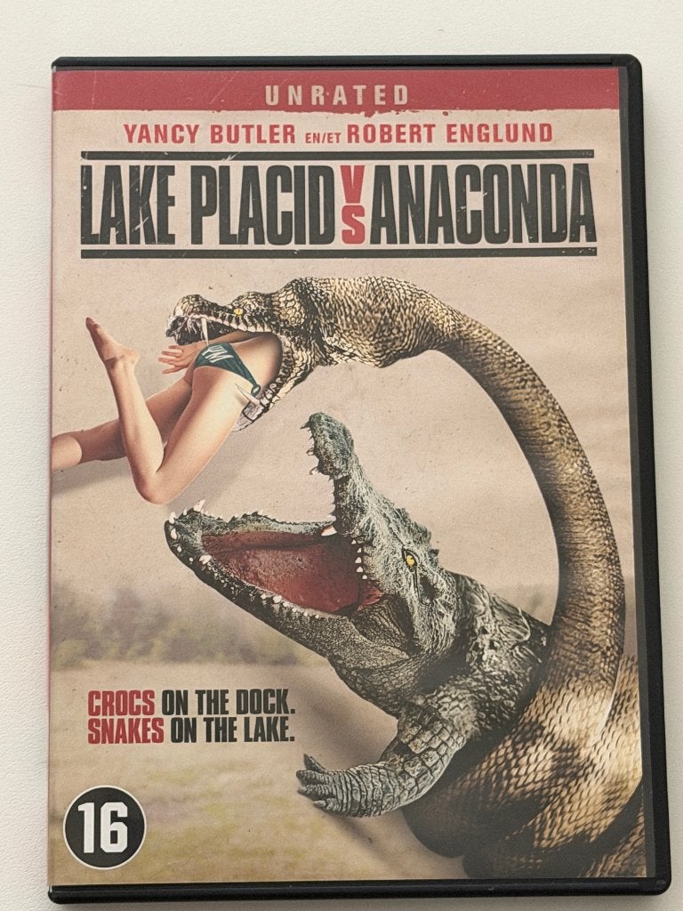 Lake Placid Vs. Anaconda (DVD), Cd's en Dvd's, Dvd's | Horror, Gebruikt, Overige genres, Vanaf 16 jaar, Engels, Nederlands, Ophalen of Verzenden