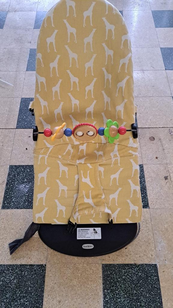 Wipper + mooie hoes + speeltje van Baby Bjorn, Wipstoel, Ophalen, Overige merken, Verstelbaar