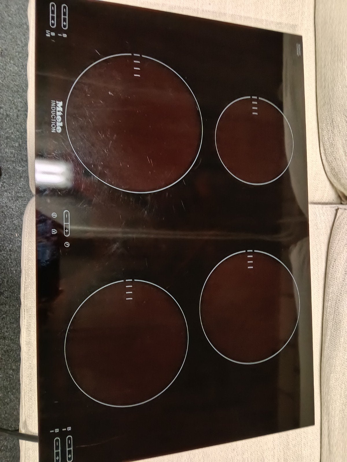 Inductie kookplaat Miele 75x49 CM, Elektronische apparatuur, Kookplaten, Ophalen, Inductie