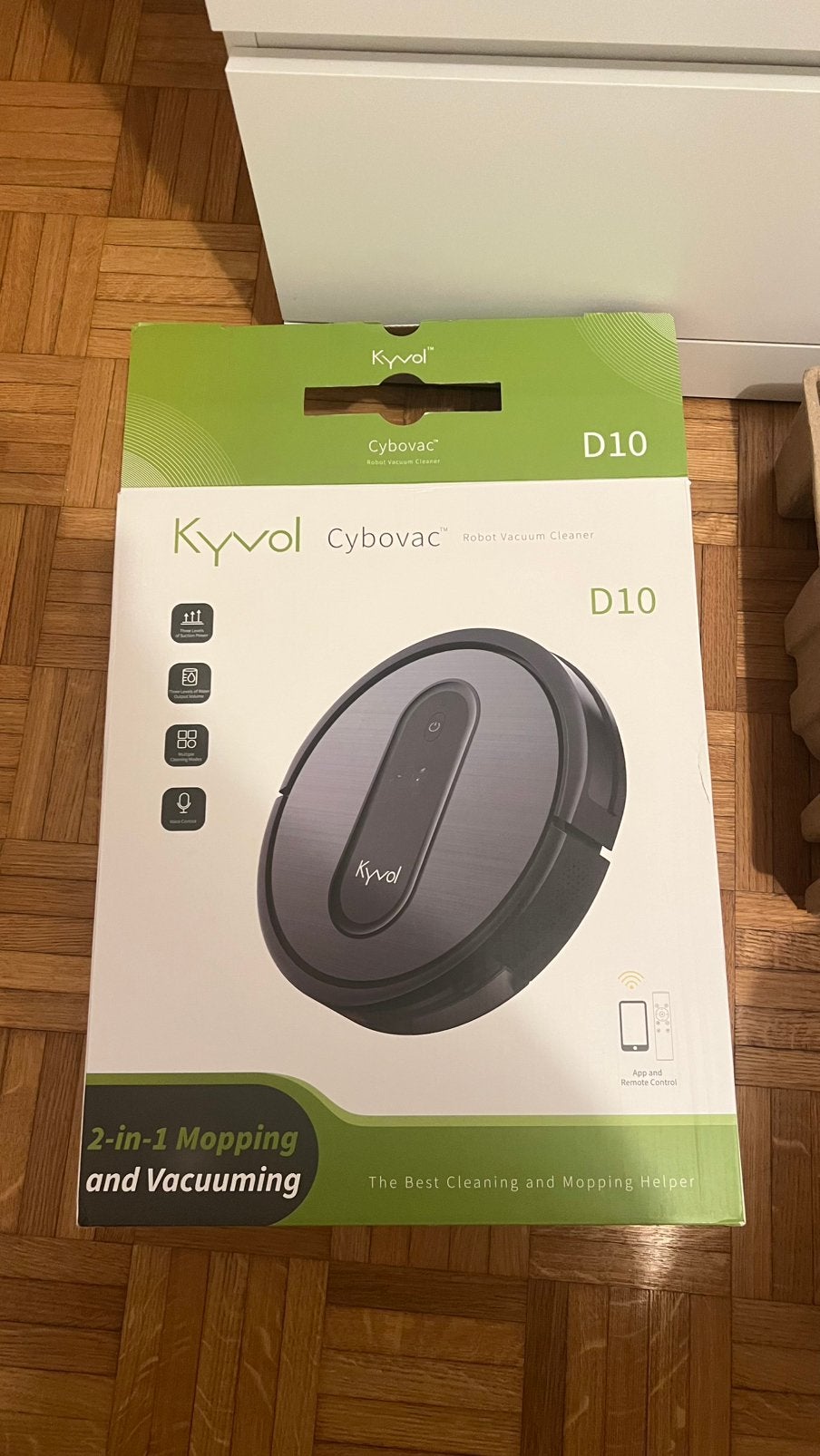 Robot aspirateur Kyvol Cybovac D10 avec fonction lavage, Enlèvement ou Envoi, Comme neuf