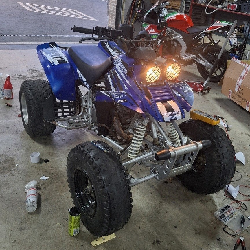 yamaha warrior 350, Motoren, 12 t/m 35 kW, 350 cc, 1 cilinder