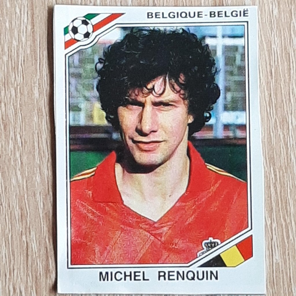 Voetbalplaatje Alex Czerniatynski Belgie WK'90., Verzenden, Gebruikt, Poster, Plaatje of Sticker