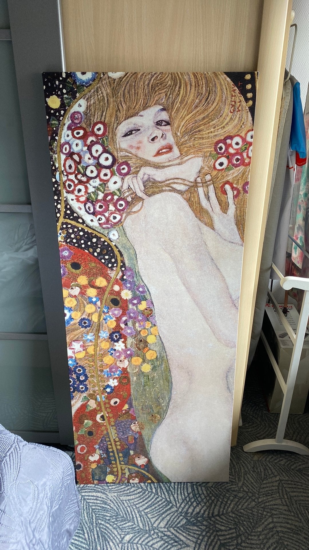 Klimt grande reproduction, Enlèvement
