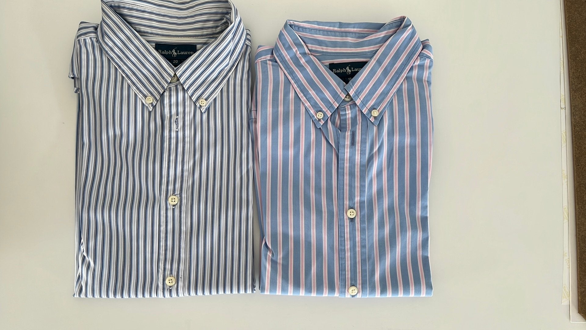Hemden Ralph Lauren 18-20 jaar, Kinderen en Baby's, Kinderkleding | Maat 176, Ophalen of Verzenden, Zo goed als nieuw, Jongen