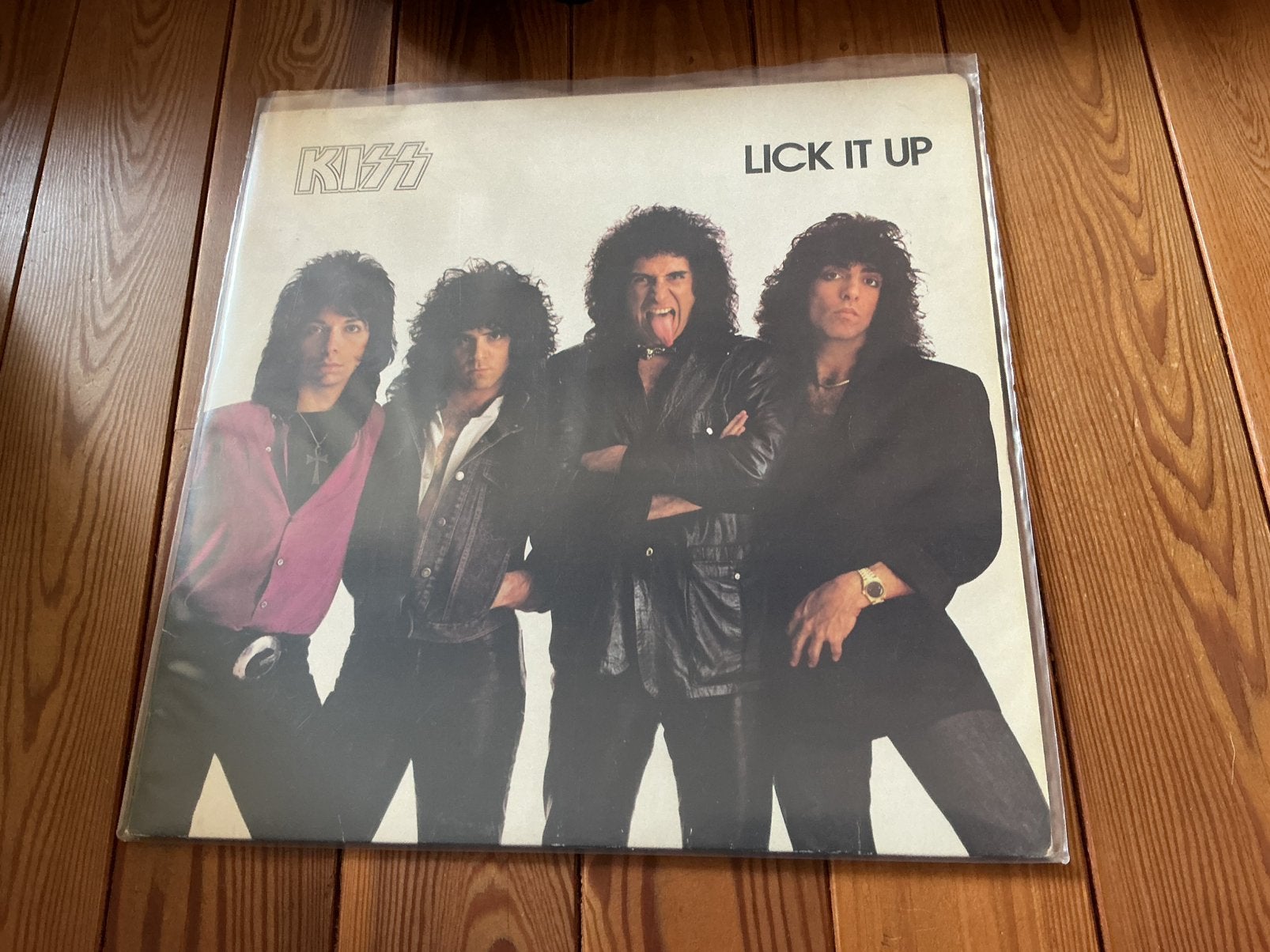 LP Kiss - Lick it up, Ophalen of Verzenden, Gebruikt, LP