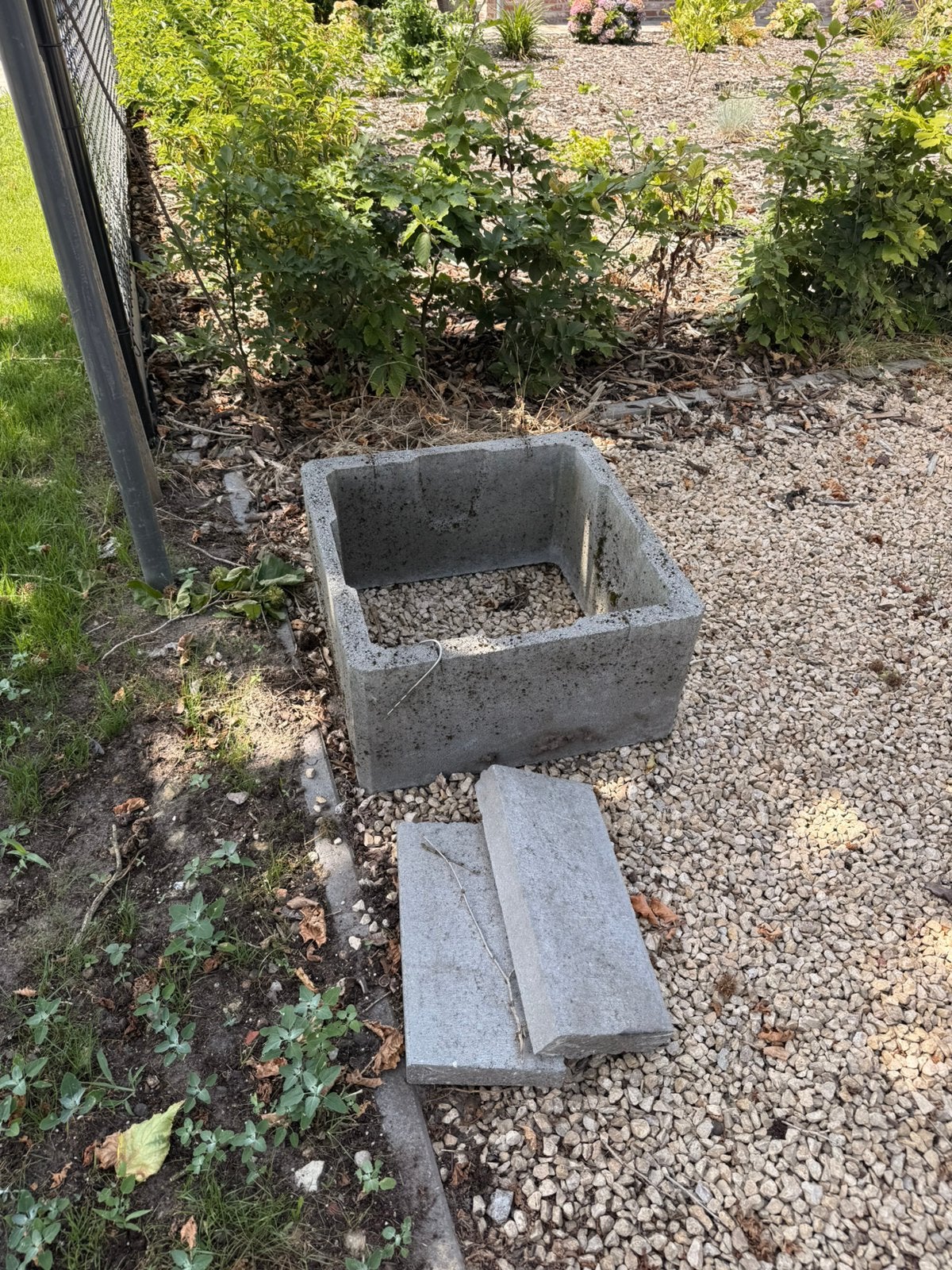 Betonnen sokkel, Tuin en Terras, Bloembakken en Plantenbakken, Ophalen of Verzenden, Zo goed als nieuw
