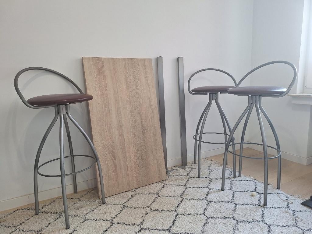 table haute ixina, Maison & Meubles, Tables | Tables mange-debout, Enlèvement, Comme neuf
