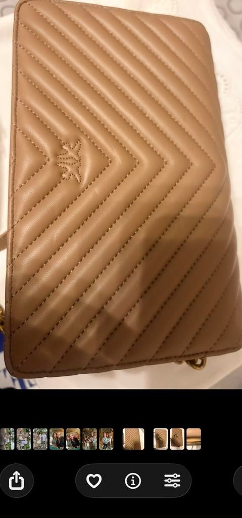 Pinko handtas, Ophalen, Zo goed als nieuw, Beige, Handtas