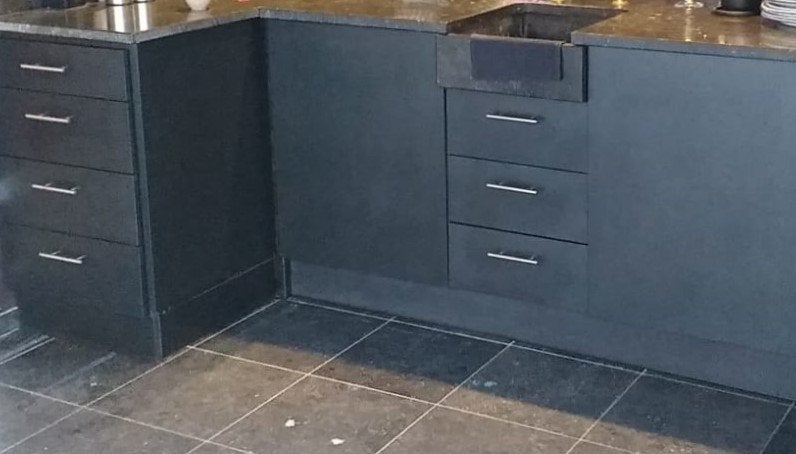 Keukendeurtjes zwart of massief eikenhout  op maat., Ophalen, Nieuw, Zwart