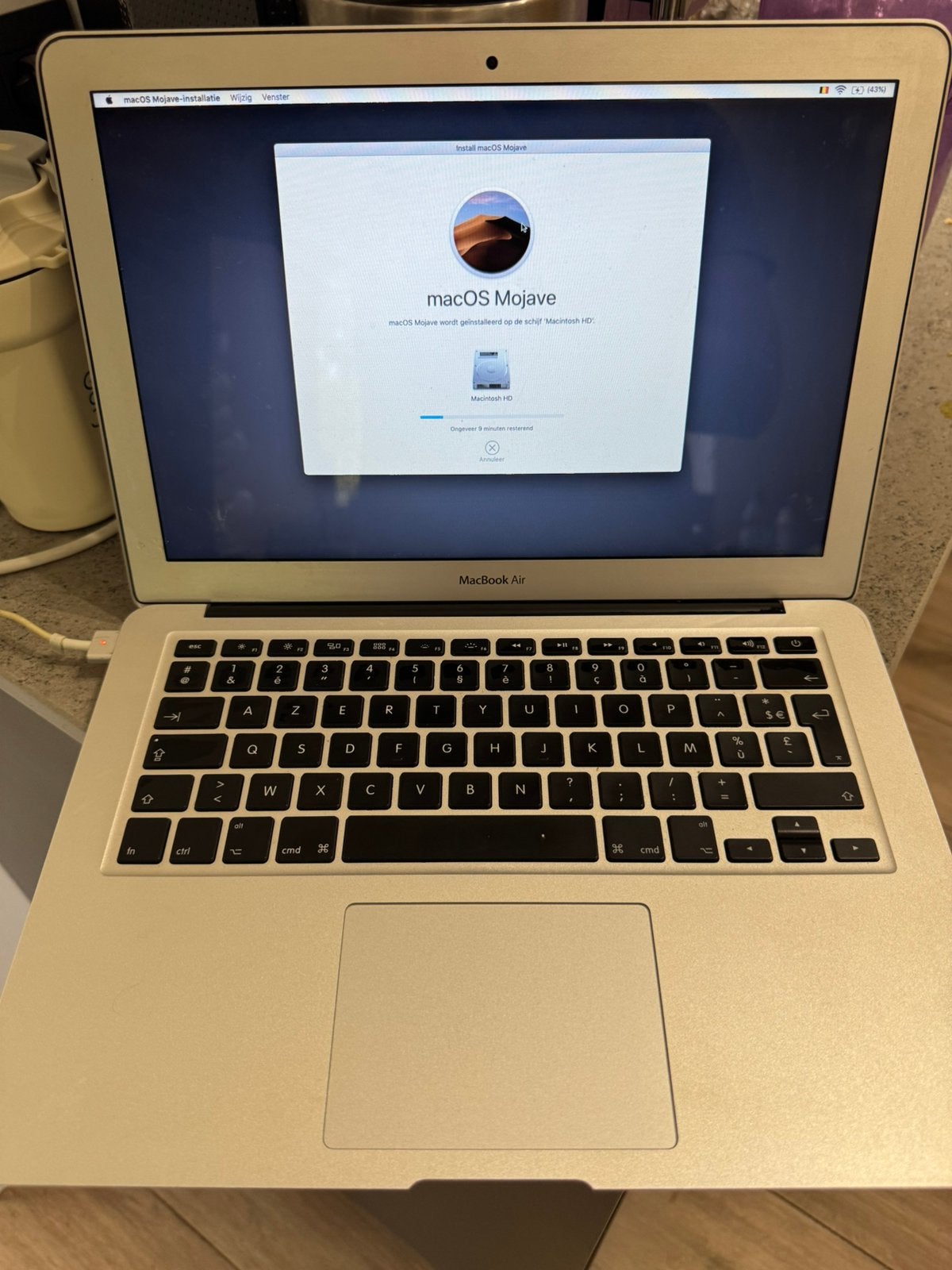 2012 macbook air 128gb /4gb ram, Computers en Software, Ophalen, Gebruikt, 13 inch, Minder dan 2 Ghz