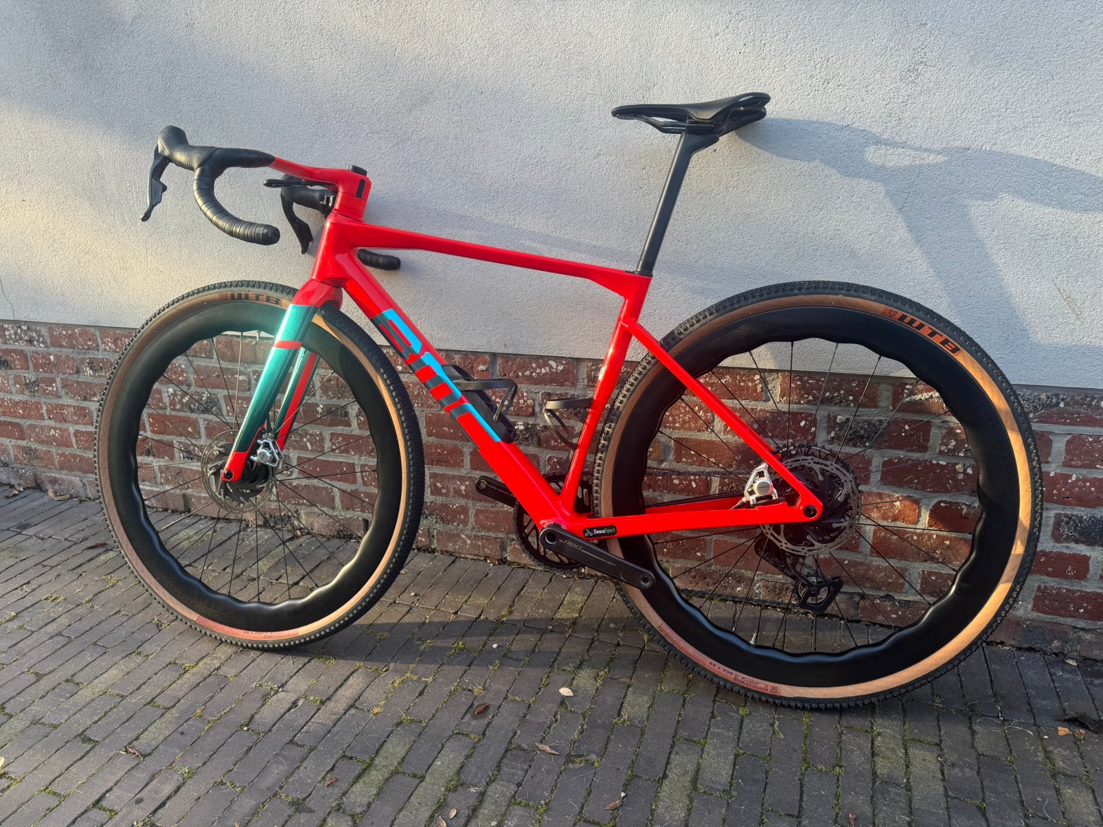 bmc kaius 01 one red xplr power Princeton gravel 54, 53 tot 57 cm, Ophalen, Gebruikt, Carbon