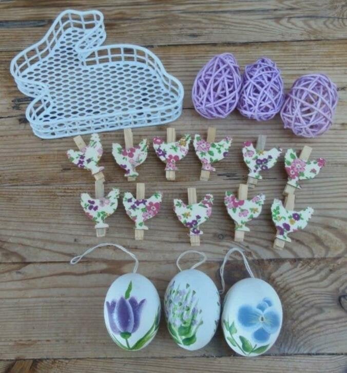 SALE Paas pakketje , paars / lila /  blauw, PASEN, -, Utilisé, -, -