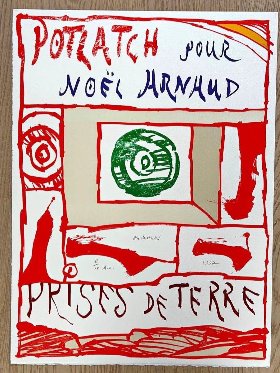 pierre alechinsky litho, Antiek en Kunst, Ophalen