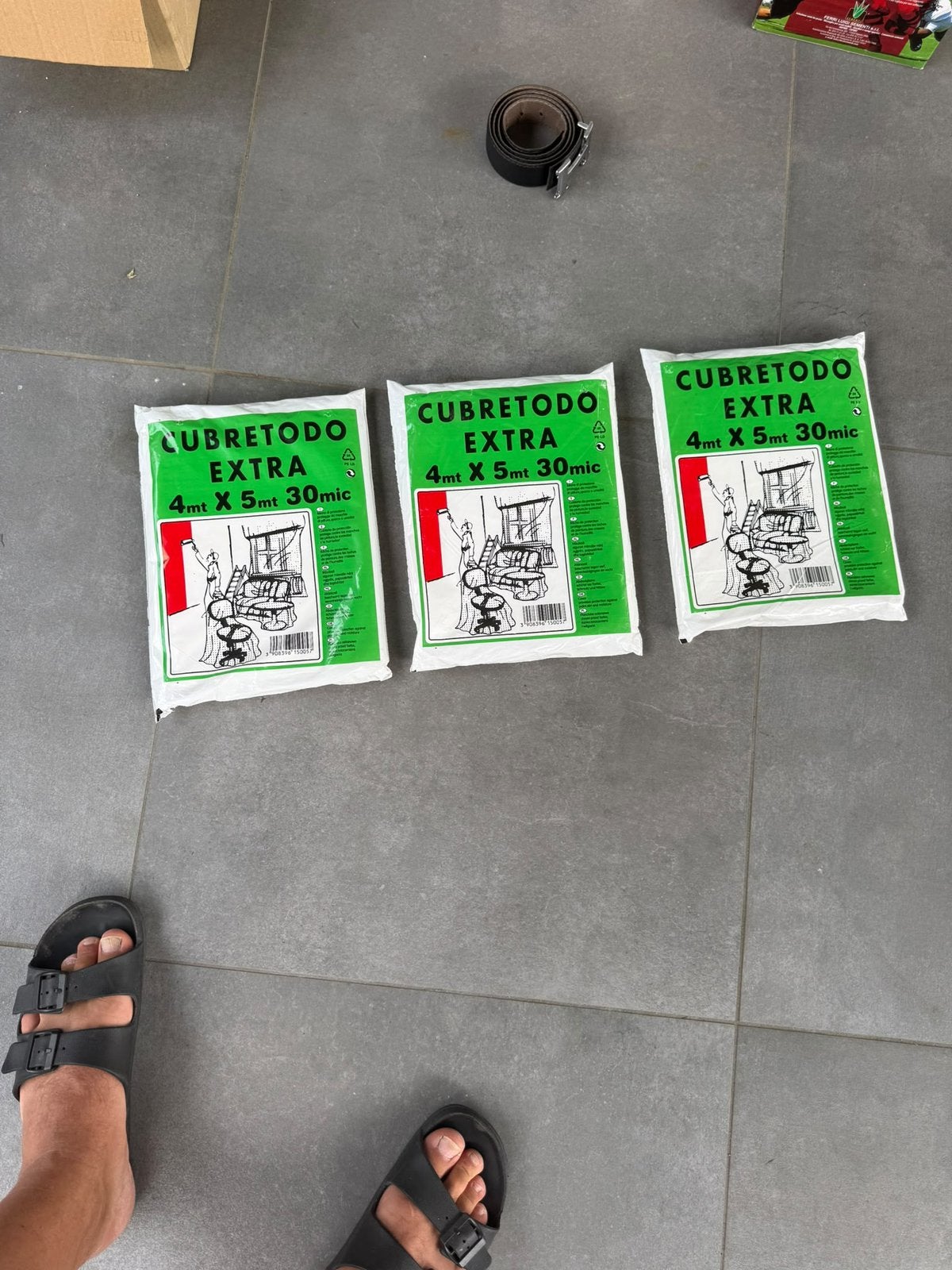 Zakken bescherming 4m x 5m, Ophalen of Verzenden, Zo goed als nieuw