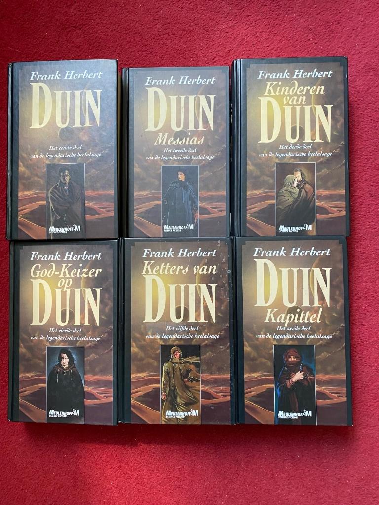 FRANK HERBERT DE SERIE OVER DUIN COMPLEET IN STAAT VAN NIEUW, Ophalen of Verzenden