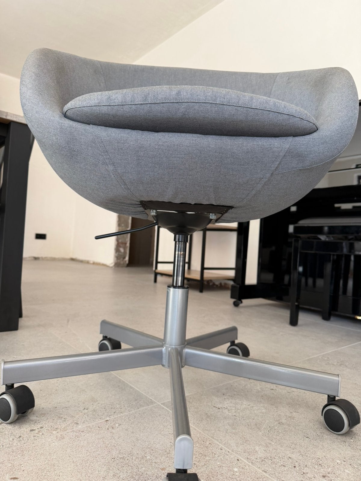 Bureaustoel grijs, Huis en Inrichting, Bureaustoelen, Gebruikt, Bureaustoel, Grijs, Ophalen