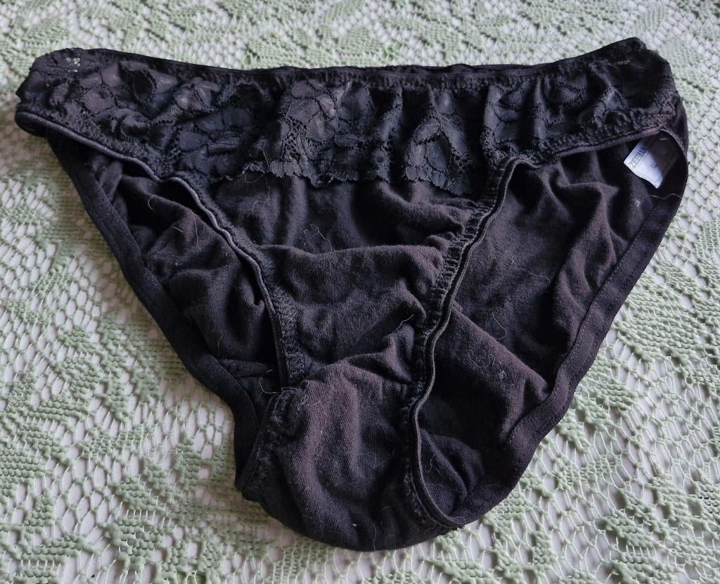 Zeeman - slip - kant - maat XL - zwart, Kleding | Dames, Ondergoed en Lingerie, Zeeman, Verzenden, Zwart, Slip