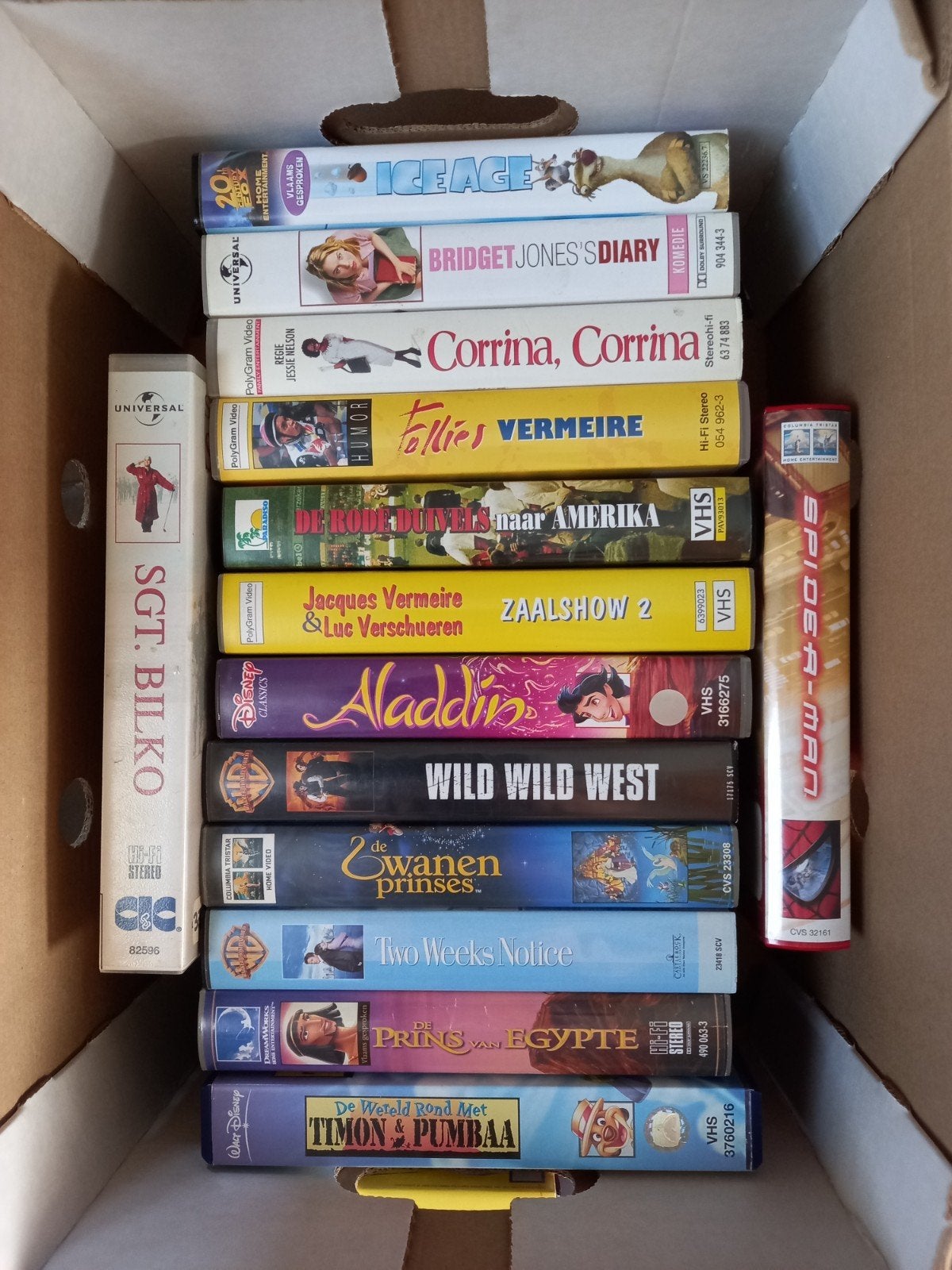 VHS cassettes, Diversen, Rommelmarktspullen, Ophalen