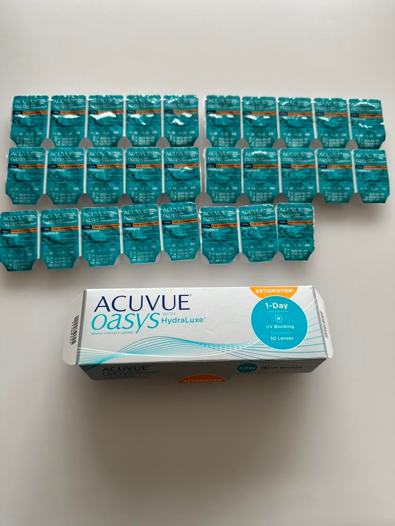 Acuvue Oasys 1-Day with Hydraluxe (28 lenzen), Diversen, Ophalen of Verzenden, Nieuw