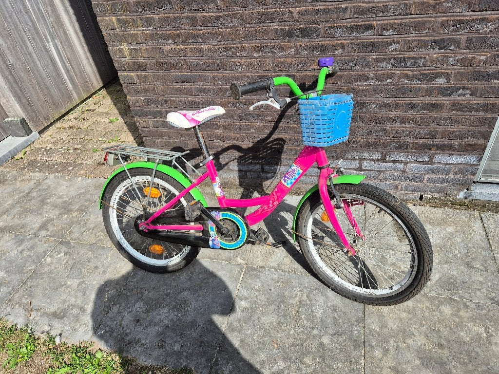 Kinderfiets Meisje 20 inch, Frein sur jante, Amika, 16 à 20 pouces, Enlèvement