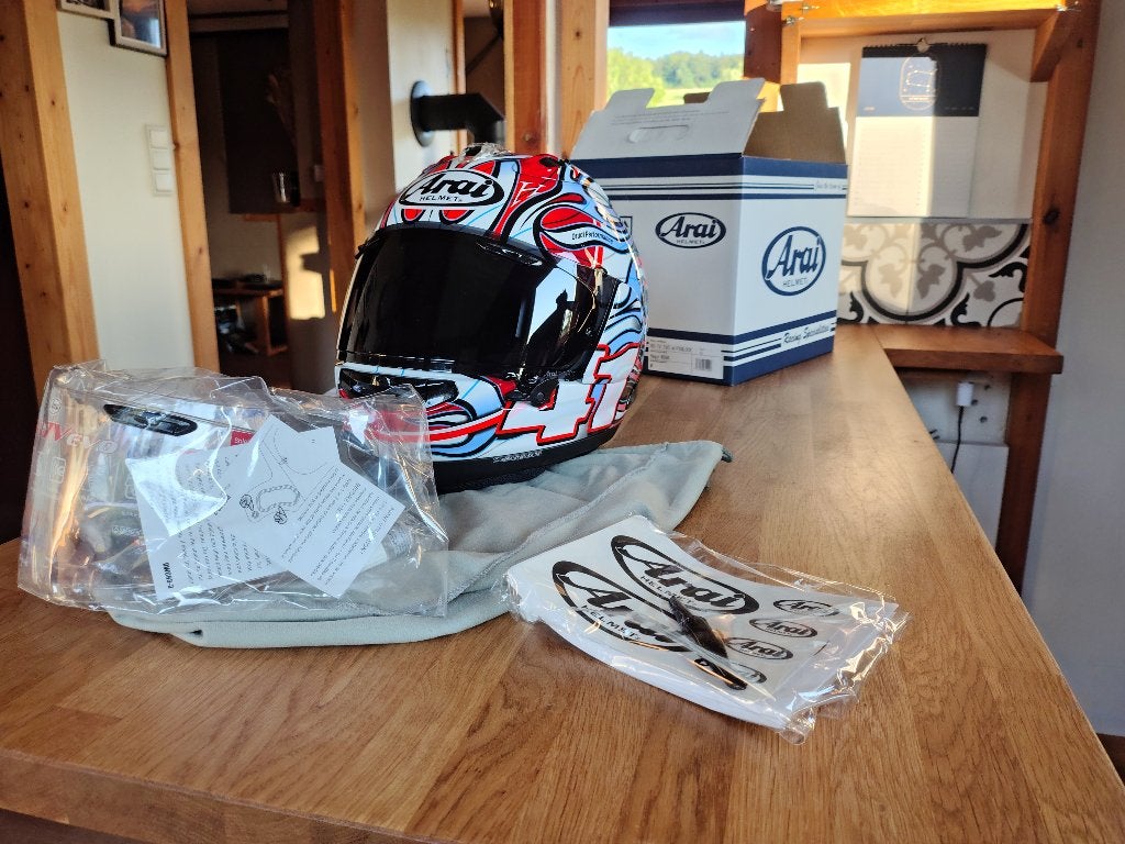 Arai rx7v taille M, Arai, Casque intégral, Enlèvement, Neuf, avec ticket