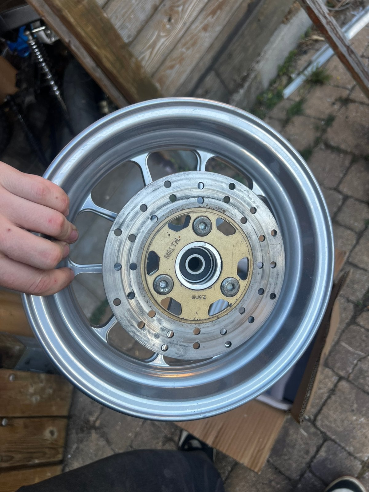 Nieuwe 10” kepspeed velgen in doos, Enlèvement