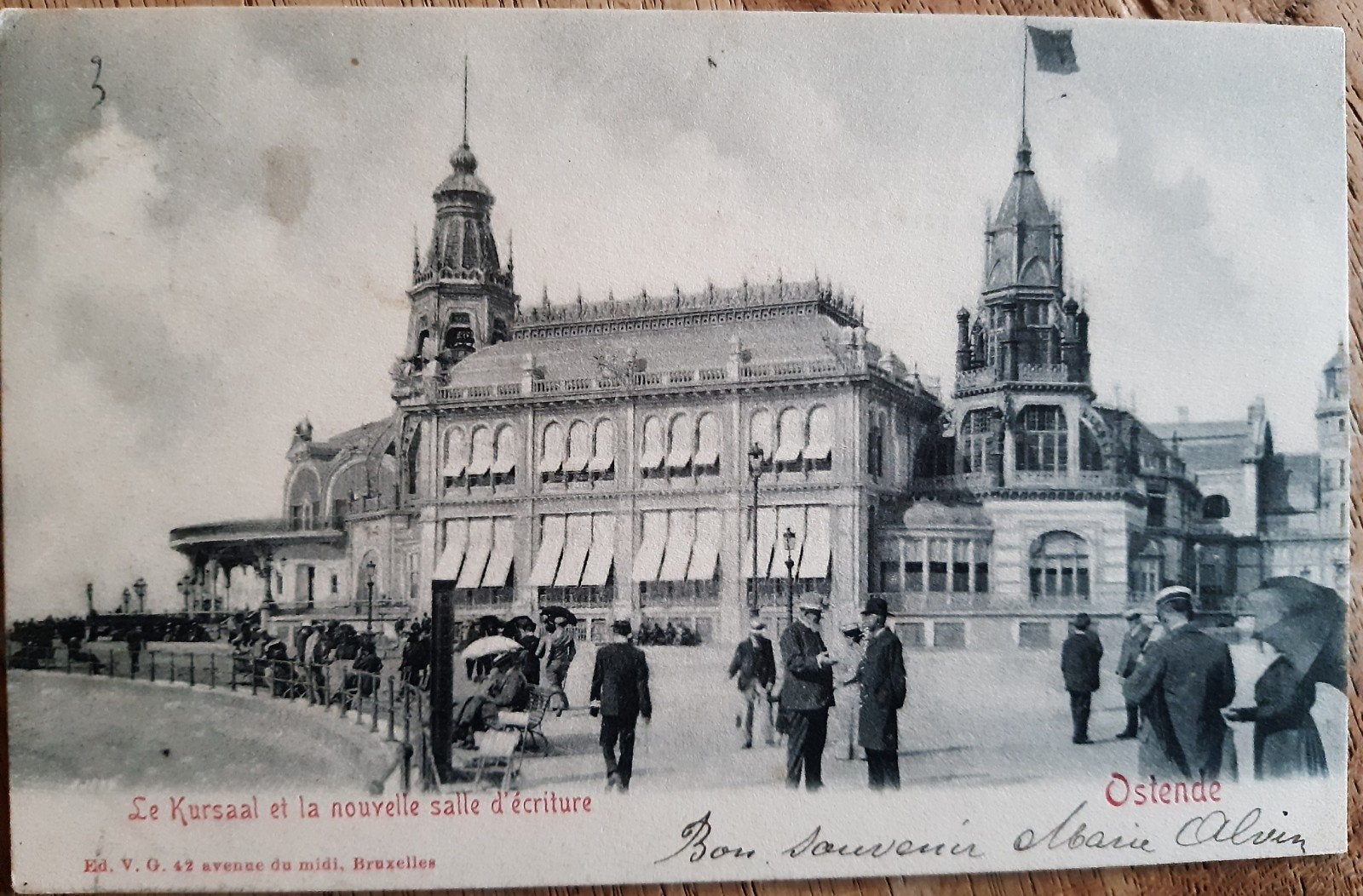 OOSTENDE OSTENDE CASINO KURSAAL 1905 !, Ophalen of Verzenden