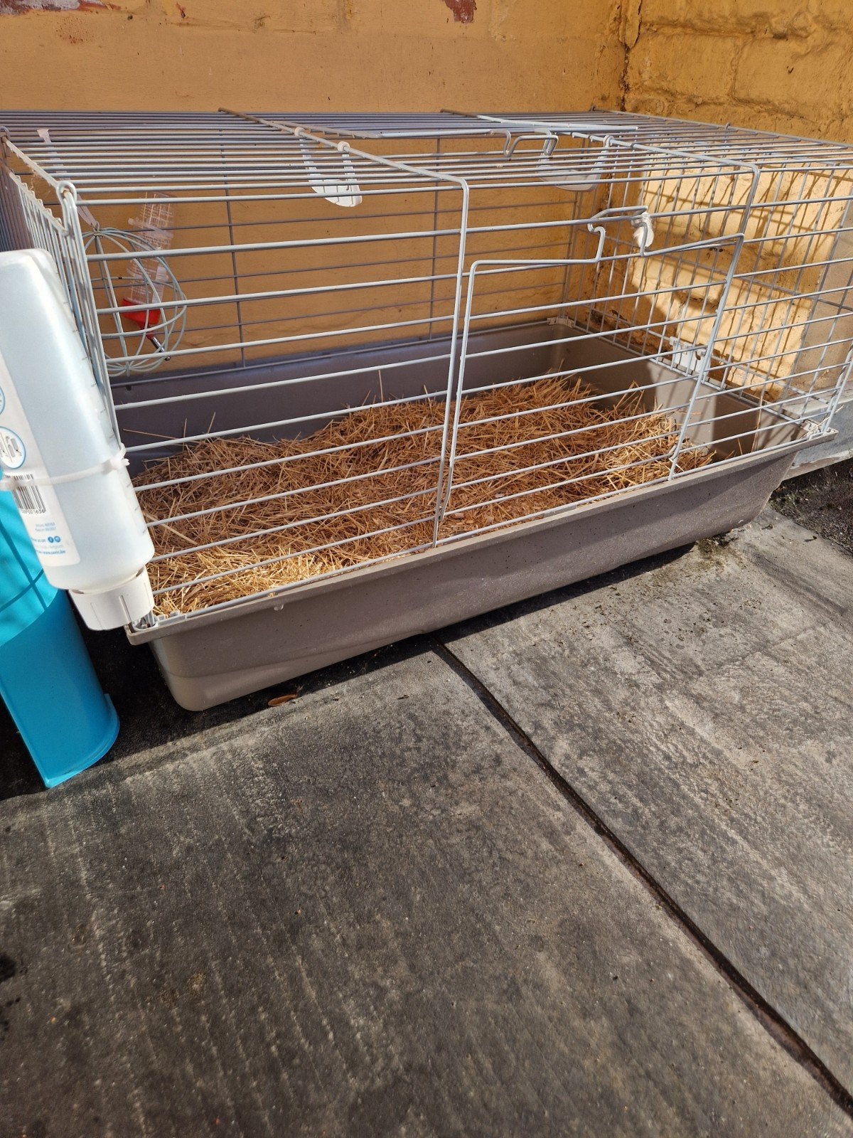Grote kooi voor konijnen met toebehoren, Dieren en Toebehoren, Ophalen, Kooi