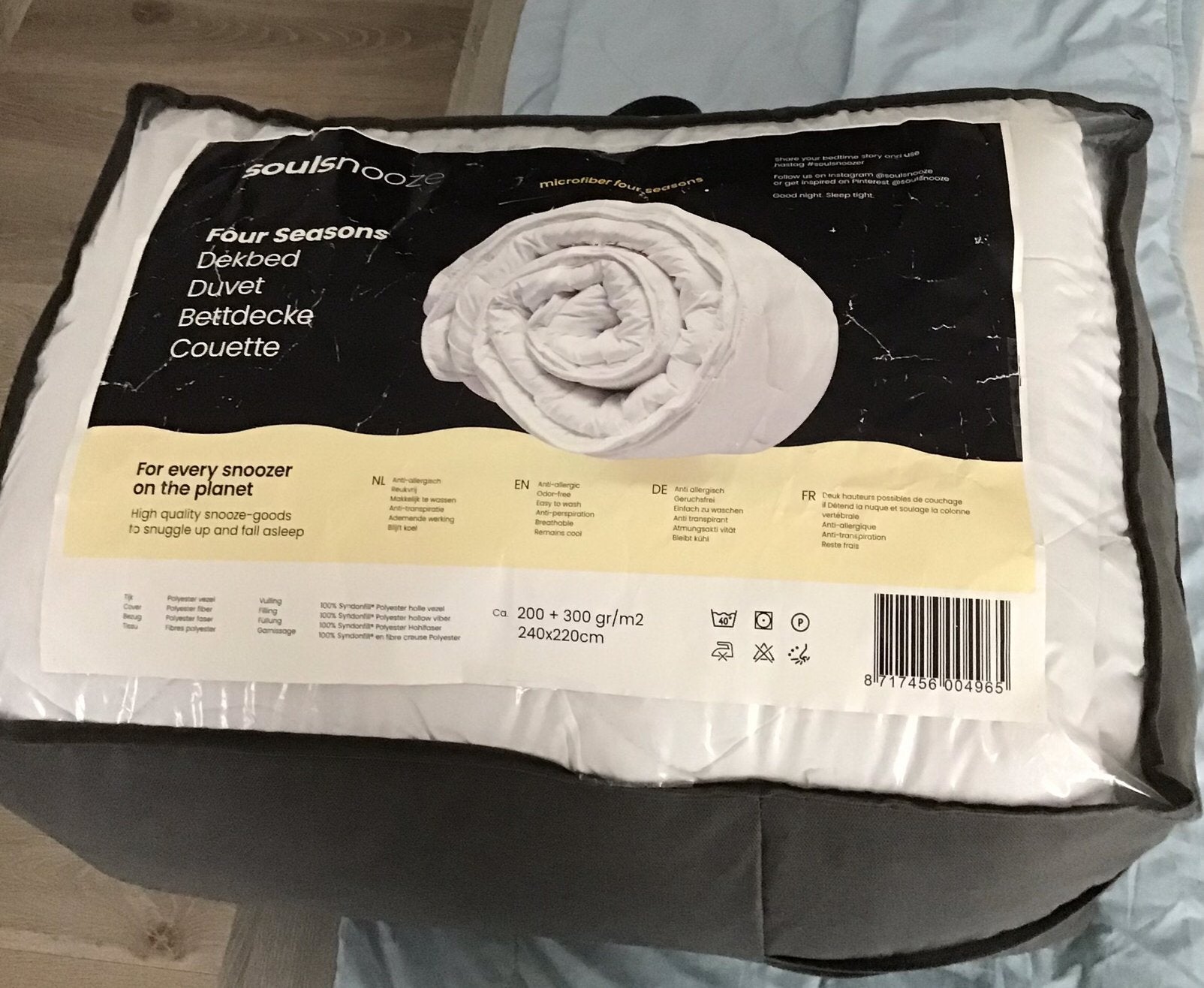 Dekbed 240x220 4 seizoenen, Ophalen, Zo goed als nieuw
