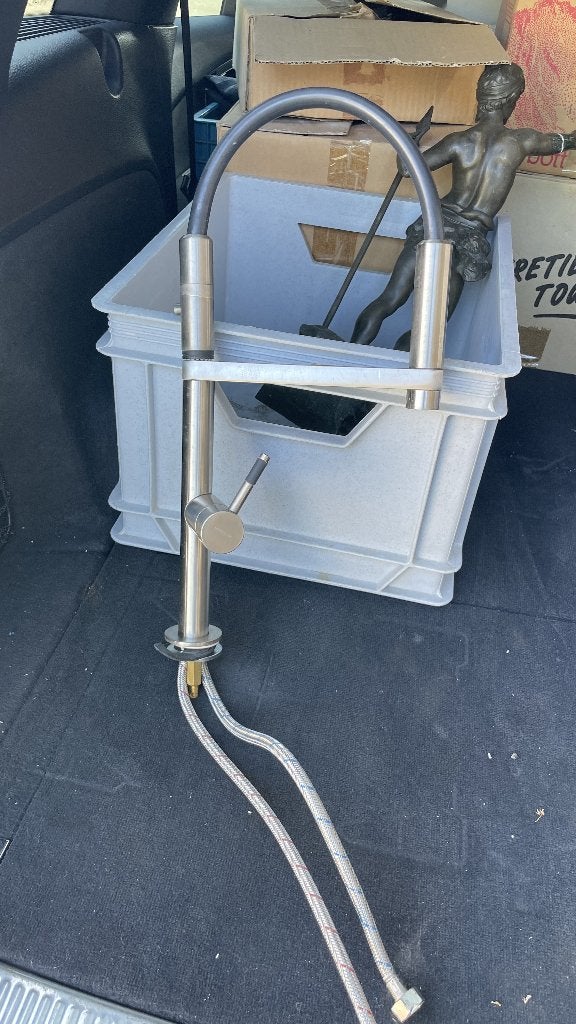 robinet de cuisine avec couchette NOBILI move 92400, Enlèvement ou Envoi, Inox, Robinet