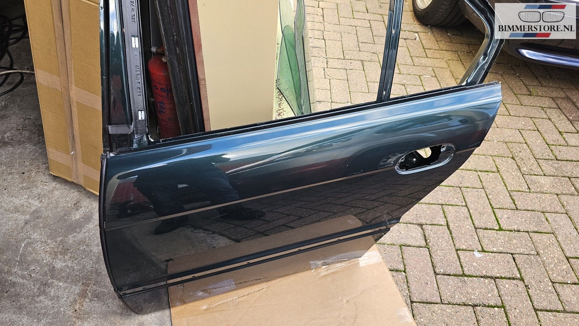 Deur portier links achterzijde BMW 7 serie E38  41528223885, -, Origine de la pièce connue, Utilisé, Porte