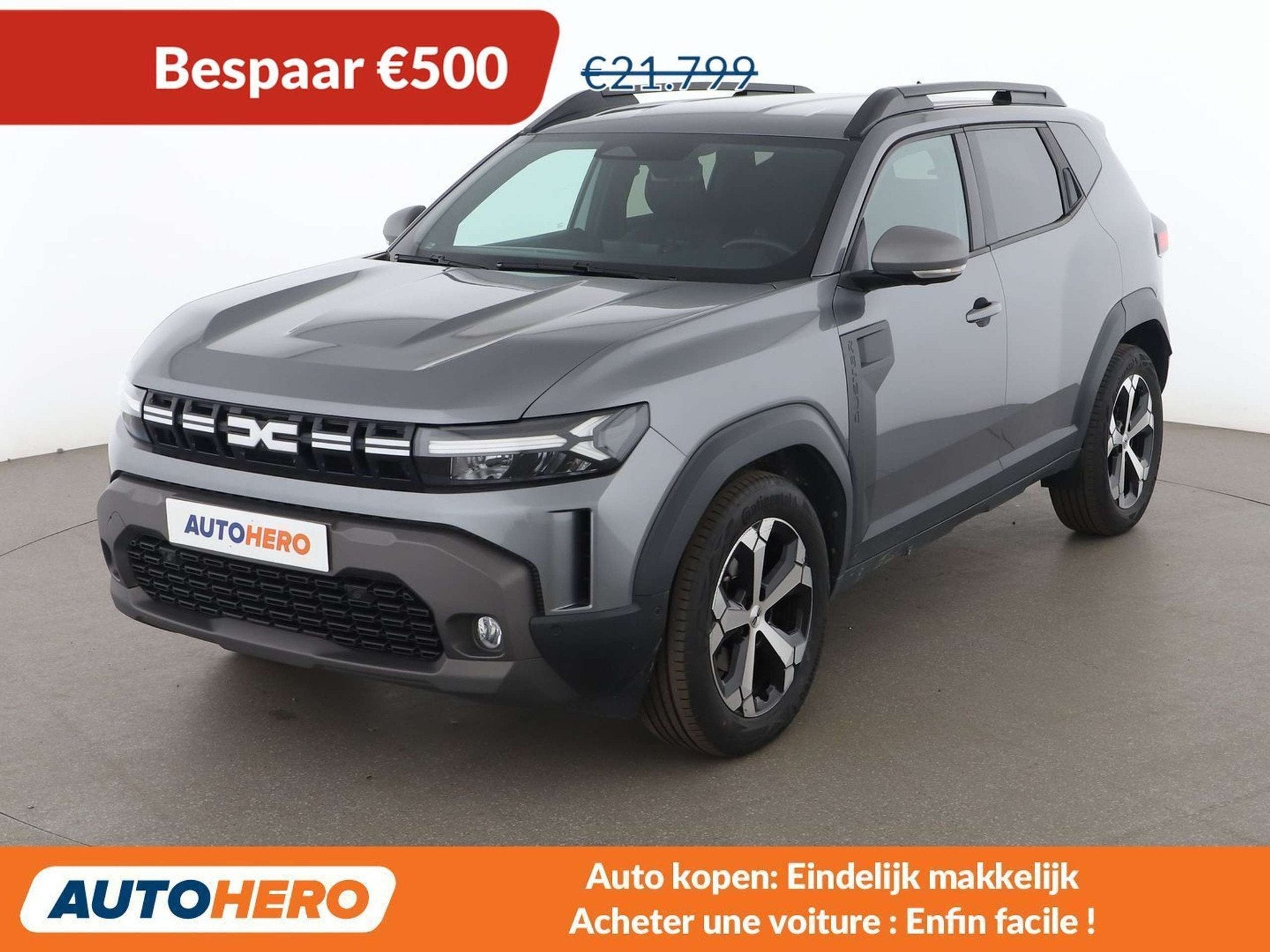 Renault DUSTER 1.6 Hybrid Journey (bj 2024, automaat), Auto's, Stof, Gebruikt, Elektrisch, 5 zetels