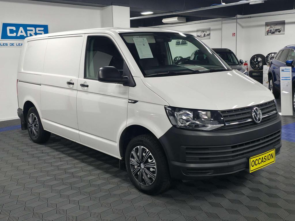 Volkswagen T6 TRANSPORTER • SORTIMO • 3PL CUIR • CLIM, Auto's, Bestelwagens en Lichte vracht, Voorwielaandrijving, 75 kW, Gebruikt