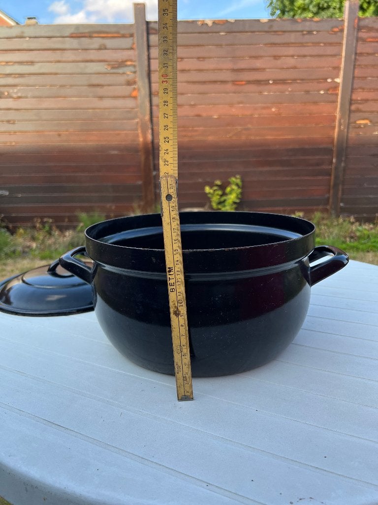Kookpot - Diameter 28 cm - Hoogte 15 cm - Volume 7 liter, Huis en Inrichting, Antiaanbaklaag, Gebruikt, Ophalen of Verzenden, Kookpan