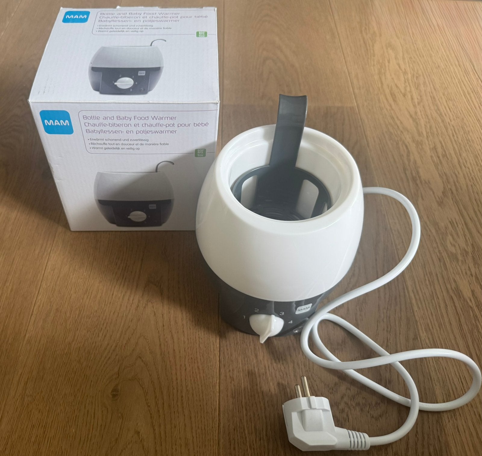 MAM Fles- en Voedingwarmer (nieuw, nooit gebruikt), Enlèvement, Comme neuf