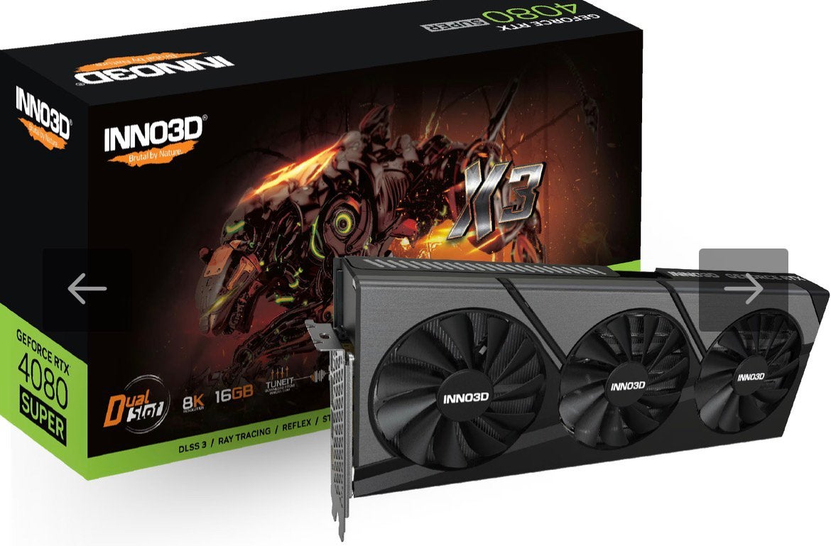 Inno3d RTX 4080 super, Informatique & Logiciels, Cartes vidéo, Enlèvement, Comme neuf