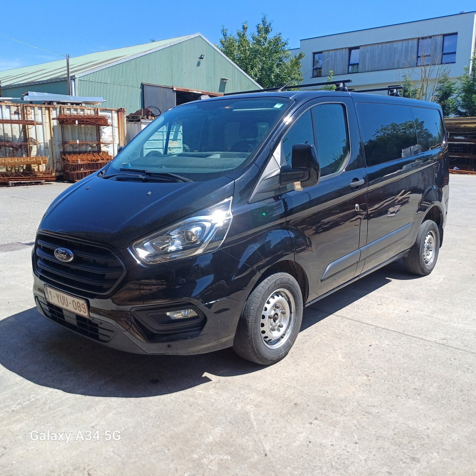 Ford Transit Custom 2021 - 130pk - dubble cab, Auto's, Bestelwagens en Lichte vracht, Diesel, Particulier, Ford, Te koop