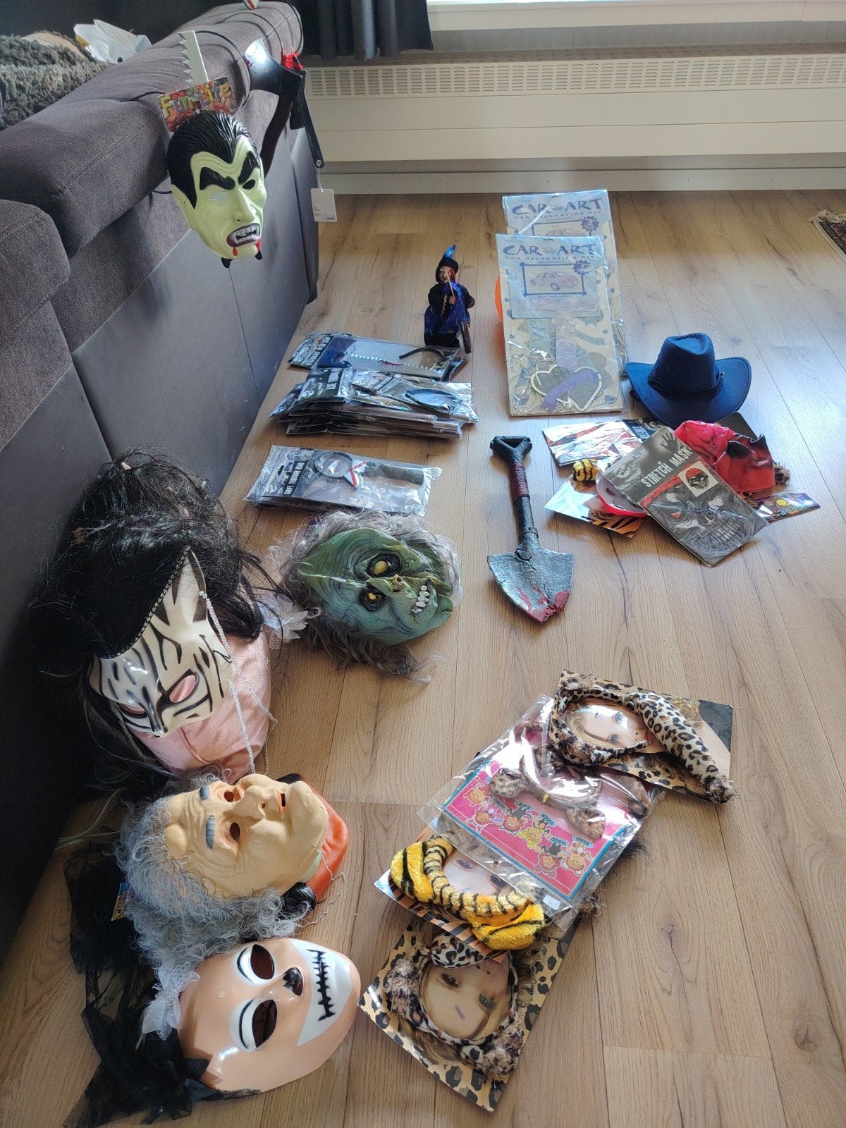 Groot Halloween feestpakket / Verkleedkleren accessoires – N, Ophalen, Nieuw, Feestartikel