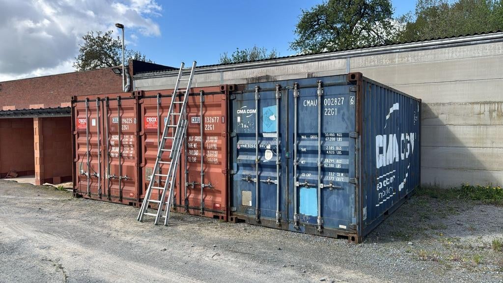 Te huur container, Ophalen