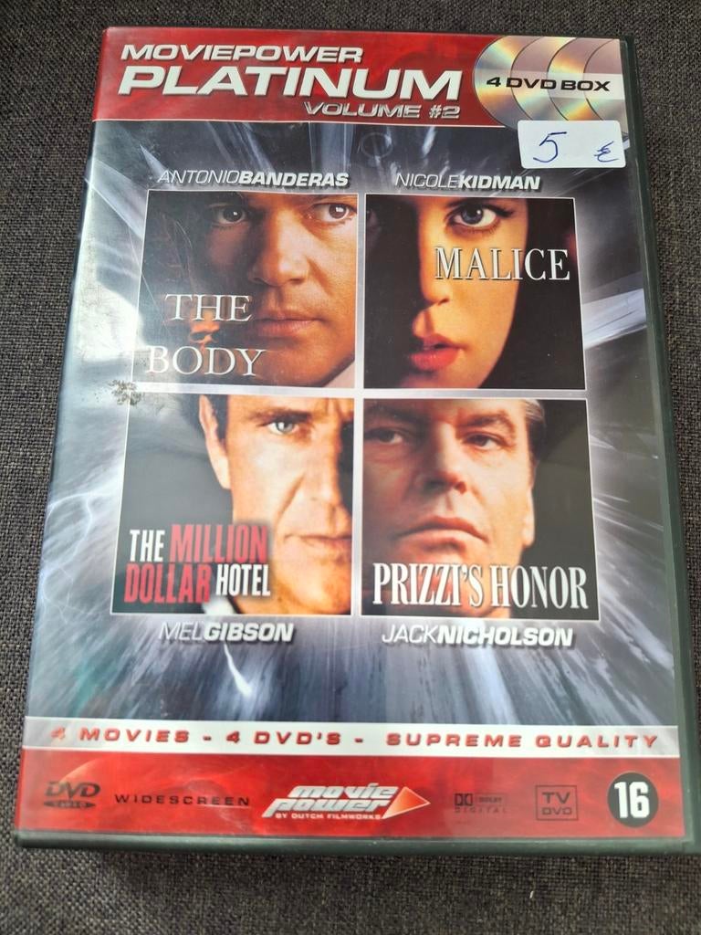 Moviepower platinium,  4 dvd box, Enlèvement ou Envoi