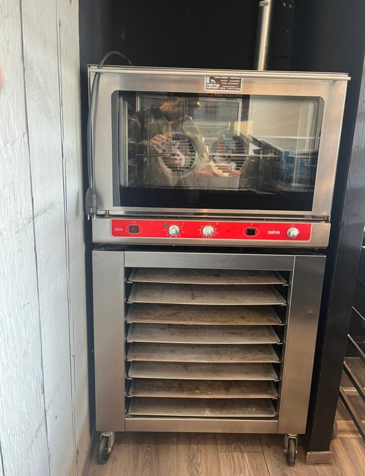 Professionele SALVA LABE trans convectie oven, Elektronische apparatuur, Ophalen, Zo goed als nieuw, Oven