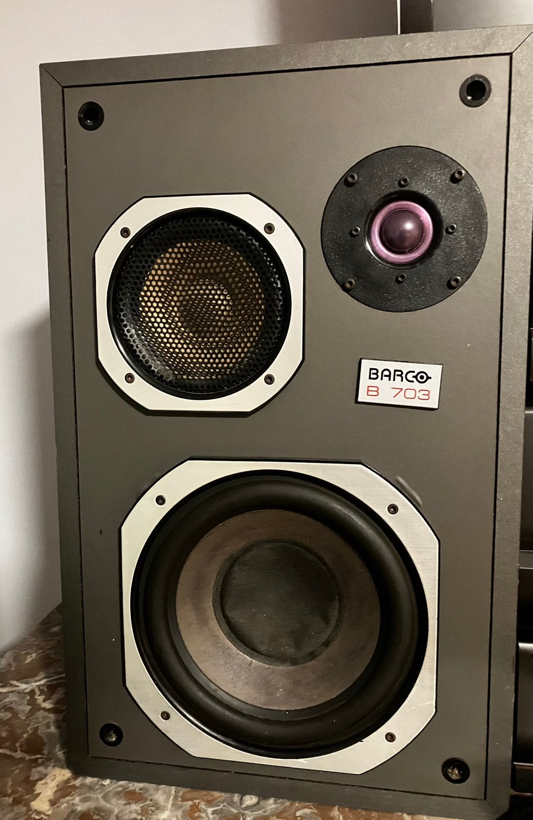 2 Barco vintage luidsprekers, Ophalen, Gebruikt