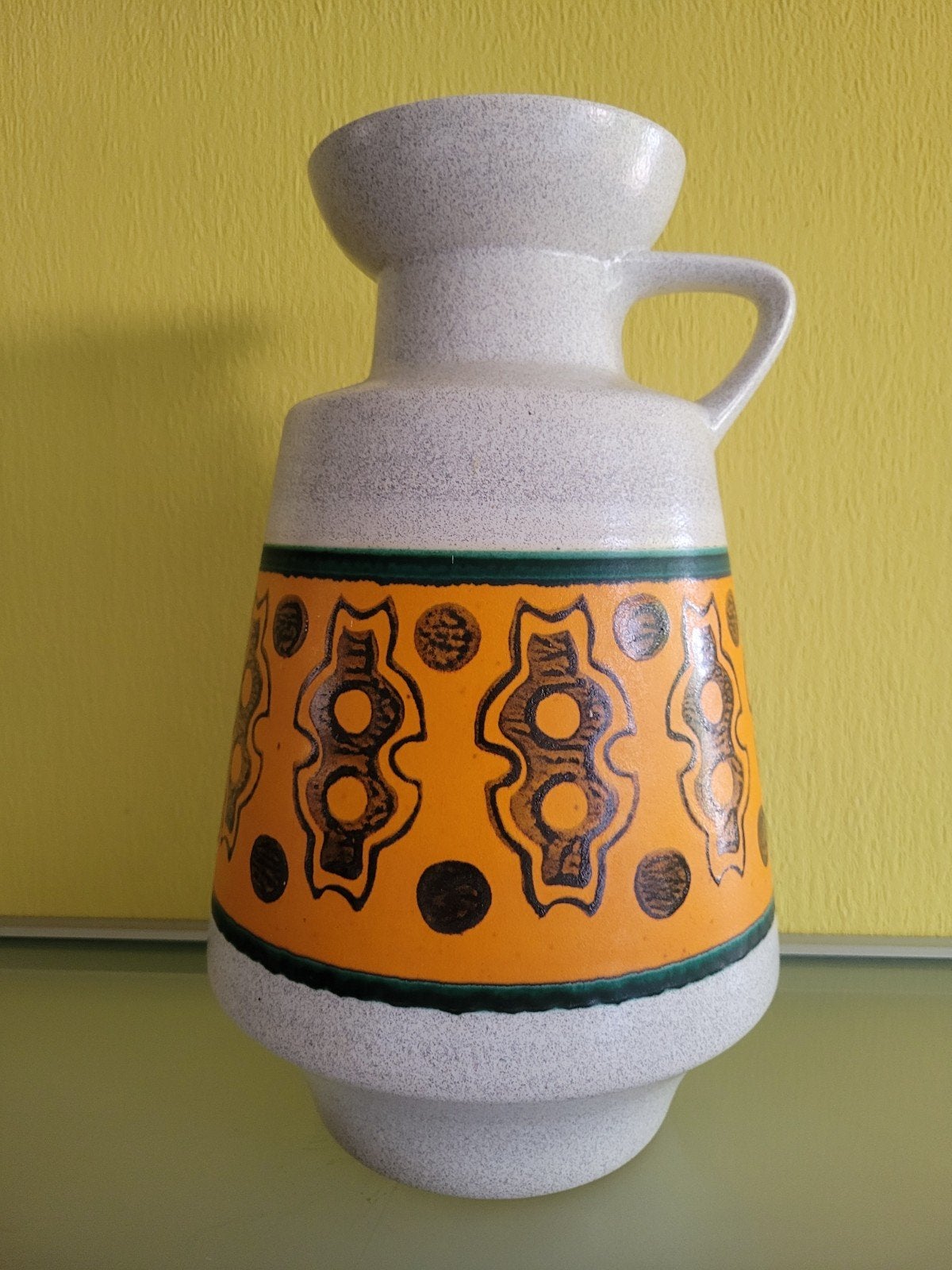 Beau vase ouest-allemand 35 cm, Antiquités & Art, Antiquités | Vases, Enlèvement