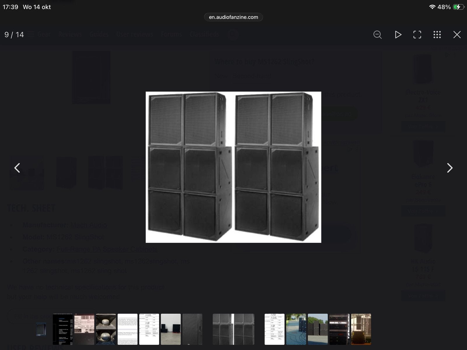 Grote mach audio set, Ophalen, Zo goed als nieuw