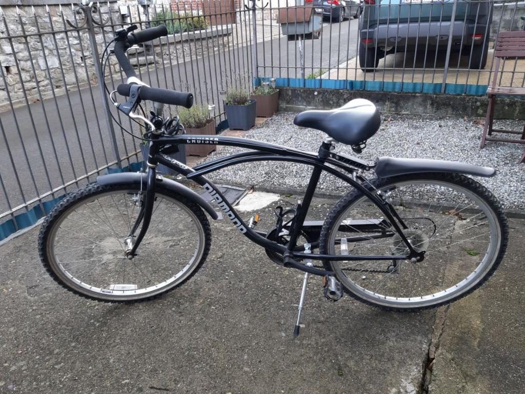 Vélo Homme, Cruiser, Aluminium, Comme neuf, Enlèvement