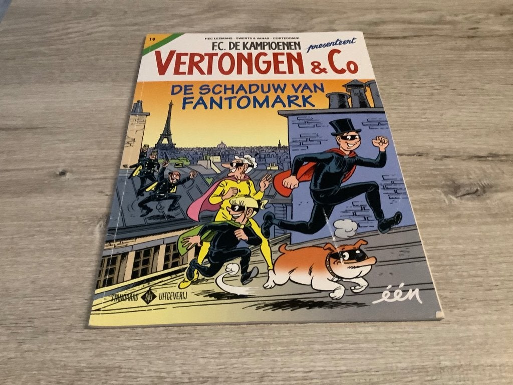 Vertongen & Co strip: De schaduw van Fantomark (2017), Boeken, Eén stripboek, Hec Leemans, Ophalen of Verzenden, Zo goed als nieuw