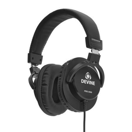 Hoofdtelefoon Devine PRO 2000 studio, TV, Hi-fi & Vidéo, Casques audio, Neuf, Autres marques, Noir, Enlèvement