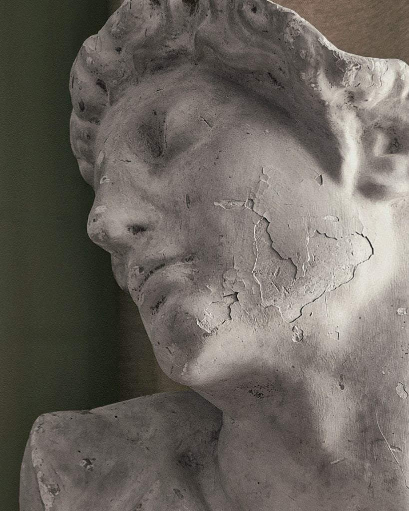 Stervende Slaaf’ - Academische Studie naar Michelangelo, Antiek en Kunst, Gips, Buste, Ophalen of Verzenden, 20 - 50 cm