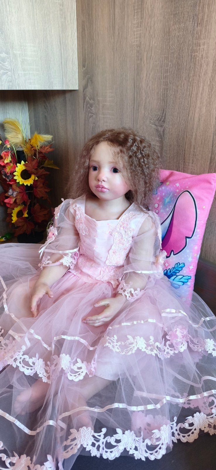 REborn ALOENKA – NATAlI BLICK – 102 CM – CERTIFICAT, Envoi, Comme neuf, Poupée, Réaliste ou Reborn